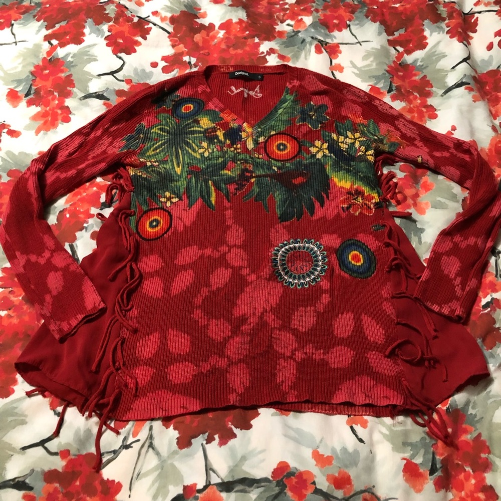 Like new Desigual sweater top.
